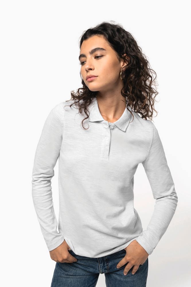 K244C - Damespolo lange mouwen