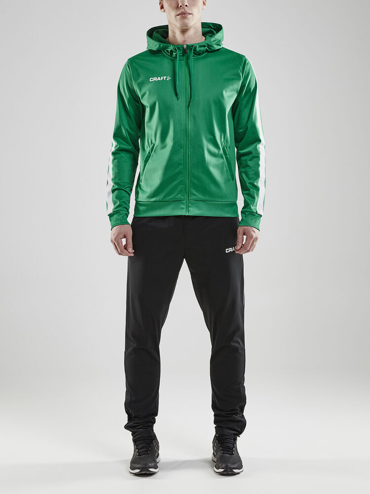 Craft - Pro Control Hood Jacket M Team Green/White XXL