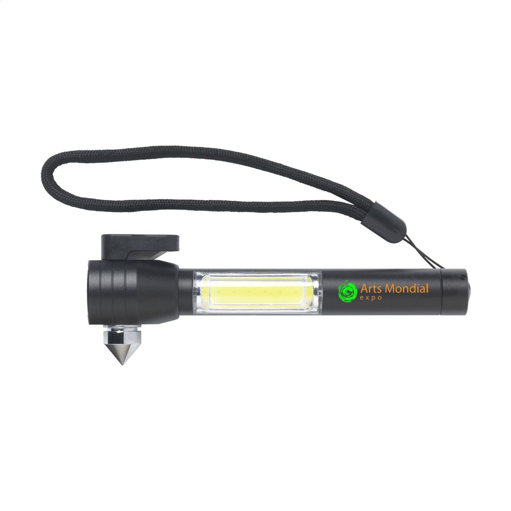 RescueHammer COB veiligheidshamer - zwart (± PMS Black)