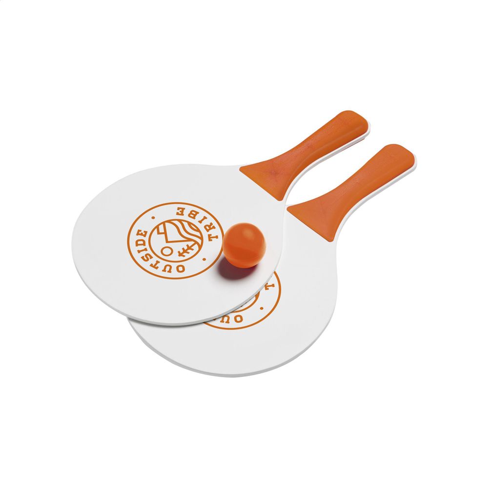 BeachTennis Small Size strandspel - oranje (± PMS 164)