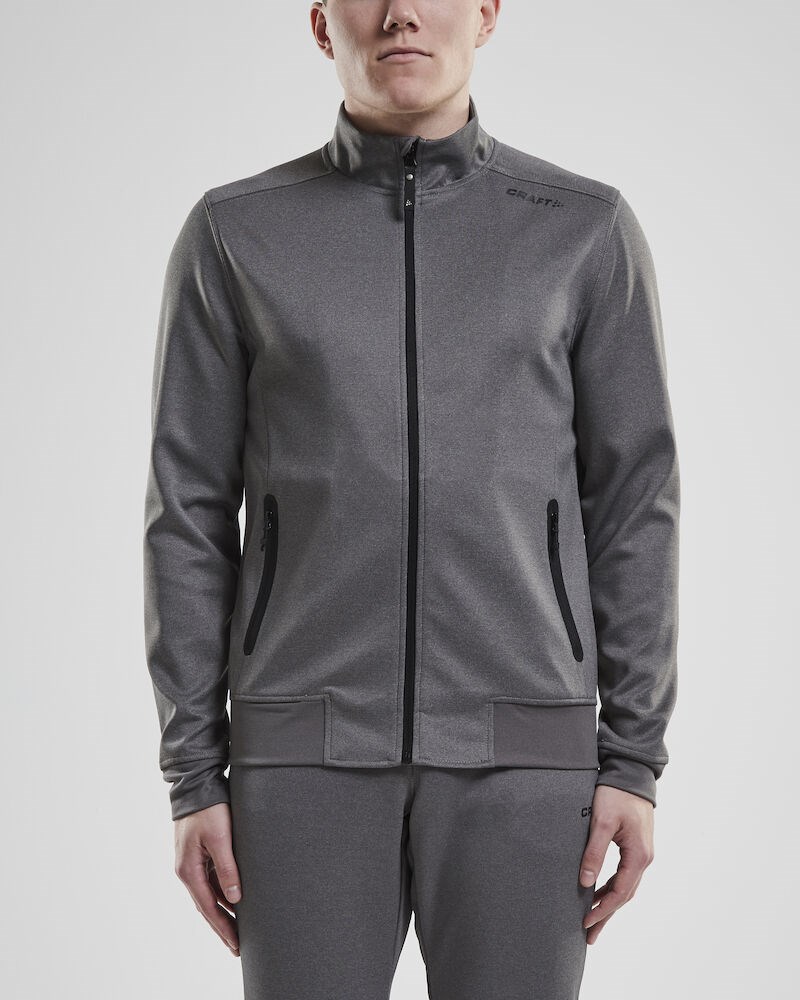 Craft - Noble Zip Jacket M Darkgrey melange 3XL