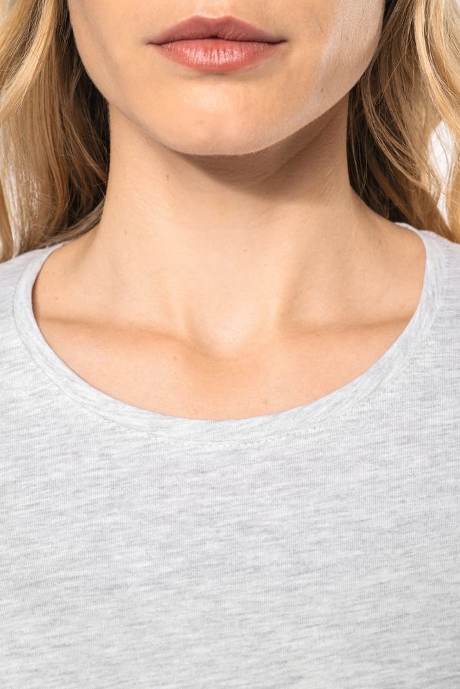 K383C - Dames T-shirt ronde hals lange mouwen