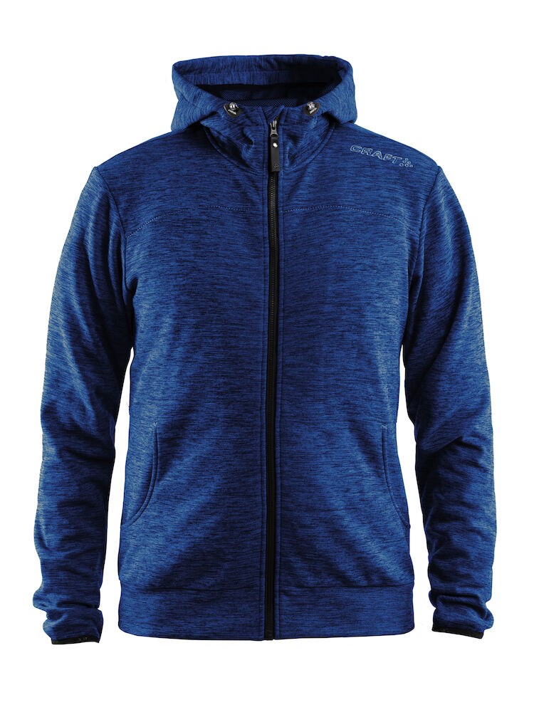 Craft - Leisure Full Zip Hood M - Deep Melange