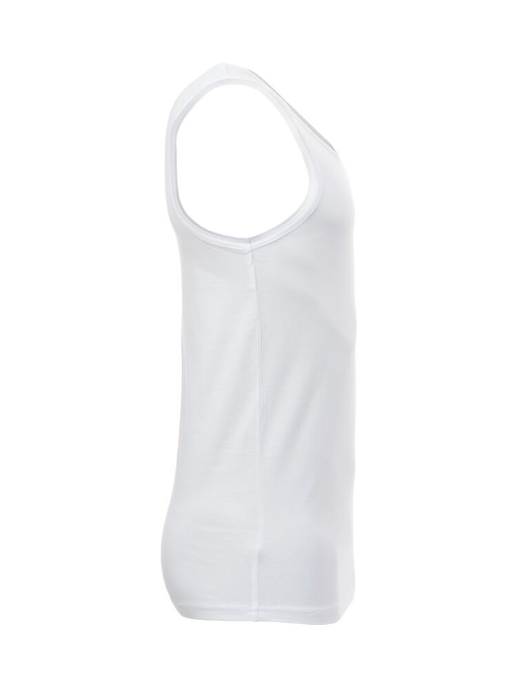 Clique - Classic Tanktop Wit 4XL