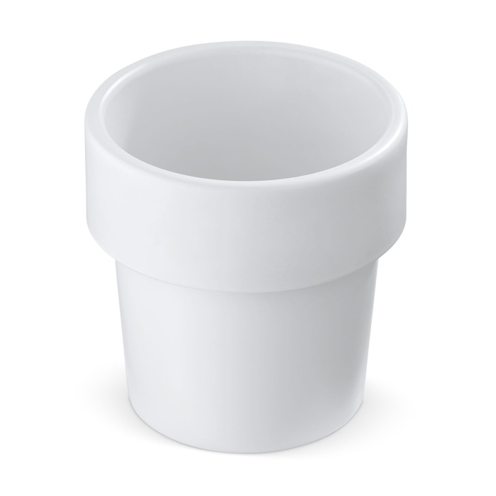 Hot-but-cool beker met aardbeien zaadjes - Wit