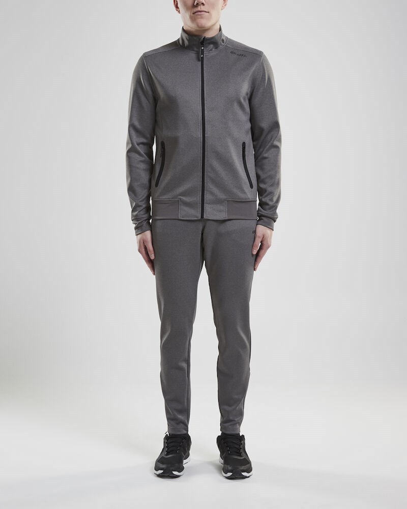 Craft - Noble Zip Jacket M Darkgrey melange 3XL