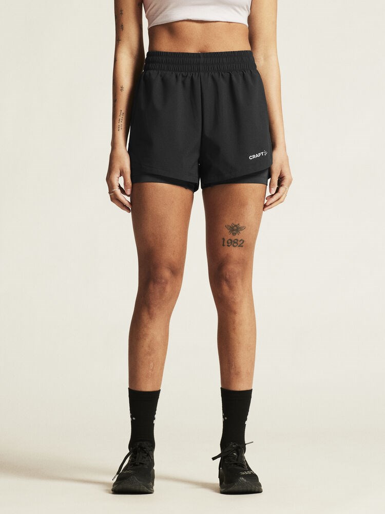 Craft - ADV Essence 2-In-1 Shorts 2 W Black S