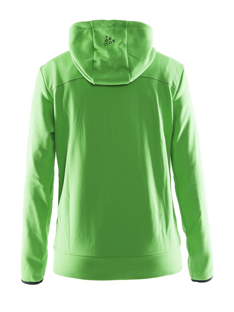 Craft - Leisure Full Zip Hood W Craft Creen/Black/Grey Melange XS