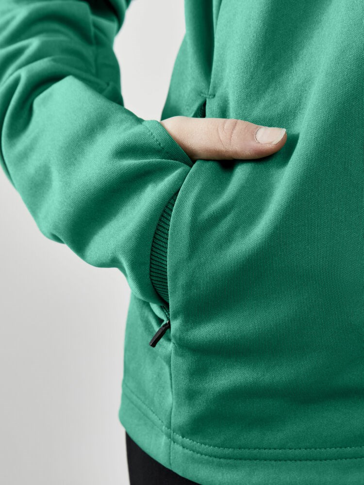 Craft - Evolve Full Zip JR Team Green 134/140 Craft - Evolve Full Zip JR Team Green 134/140