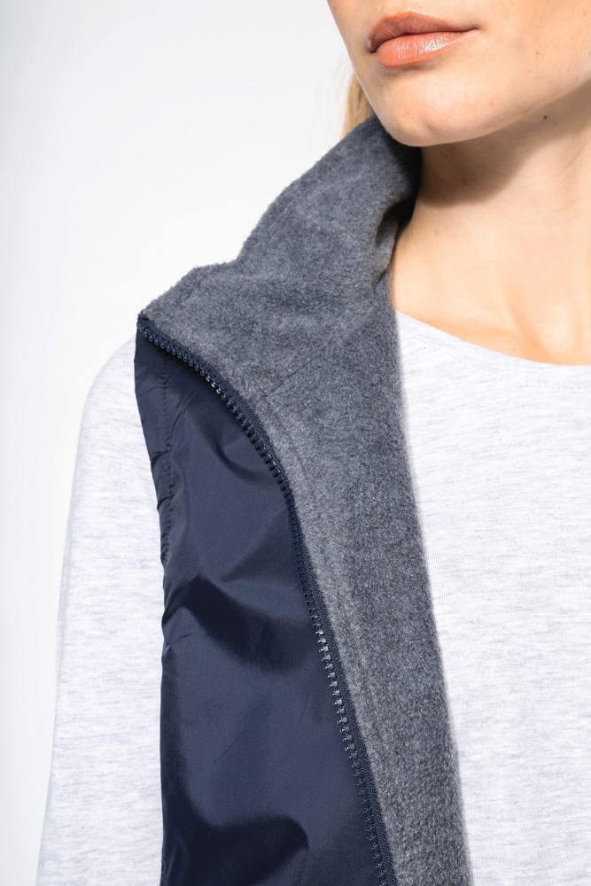 K679 - Met fleece gevoerde bodywarmer unisex