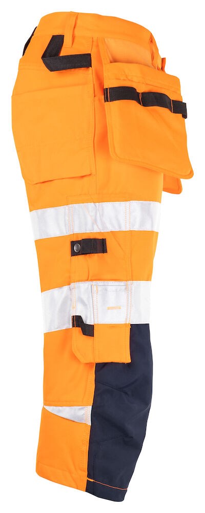 Jobman - 2217 Hi-Vis Long Shorts Oranje/Navy D092