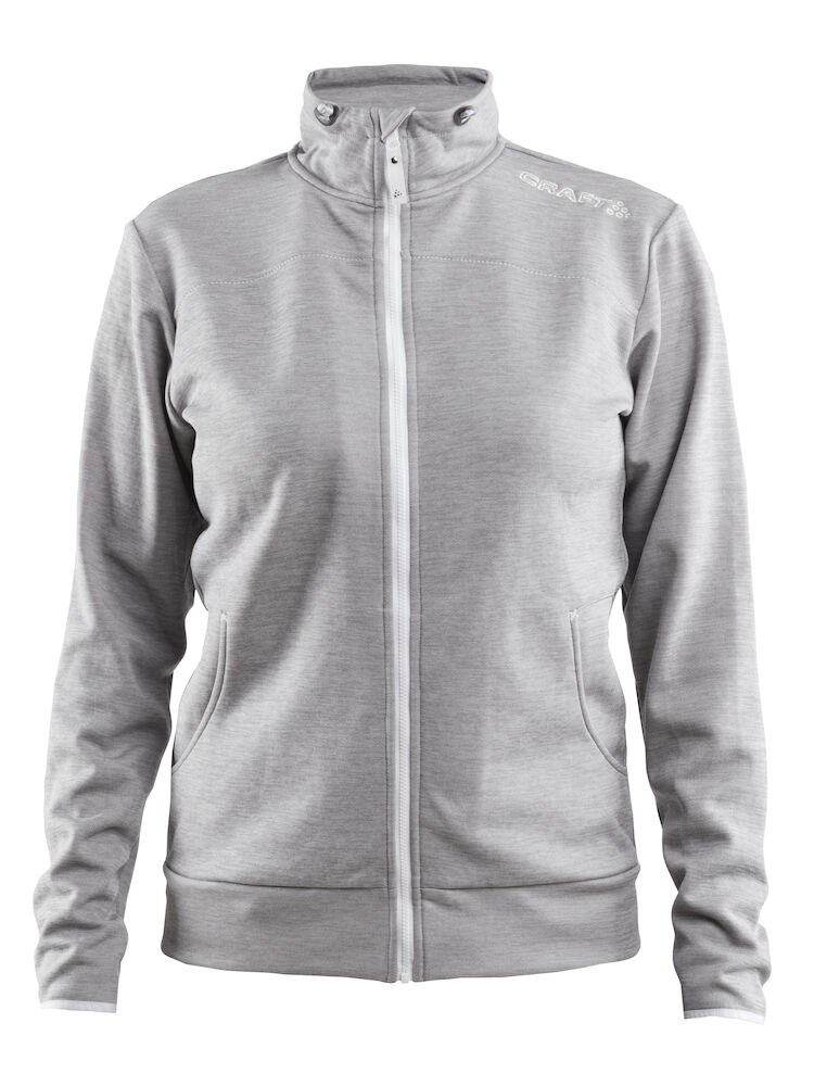 Craft - Leisure Jacket W - Grey Melange/White/Grey Melange