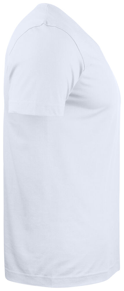 Clique - Basic-T V-neck Wit 4XL