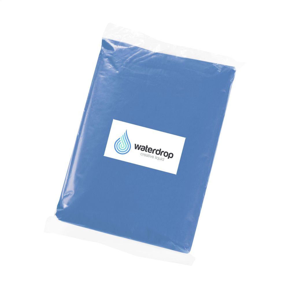 Clear regenponcho - blauw (± PMS 299)