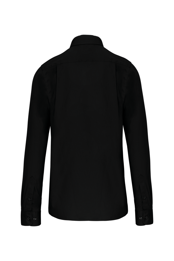 K541C - Heren poplin overhemd lange mouwen