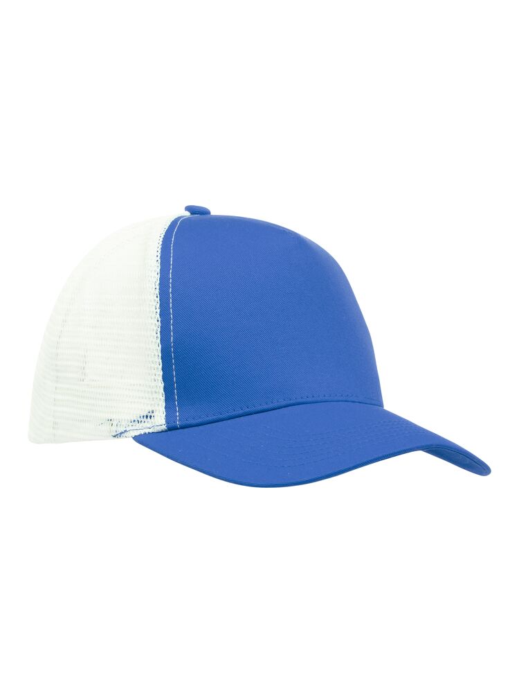 Clique - Trucker Cap Kobalt/Wit One size