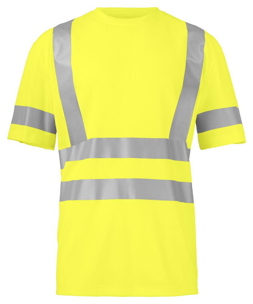 6030 SIGNALISATIE T-SHIRT EN ISO 20471 KLASSE 3 Geel XS