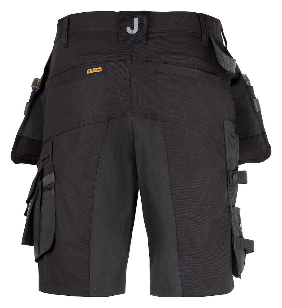Jobman - 2168 Stretch Shorts HP Zwart C62