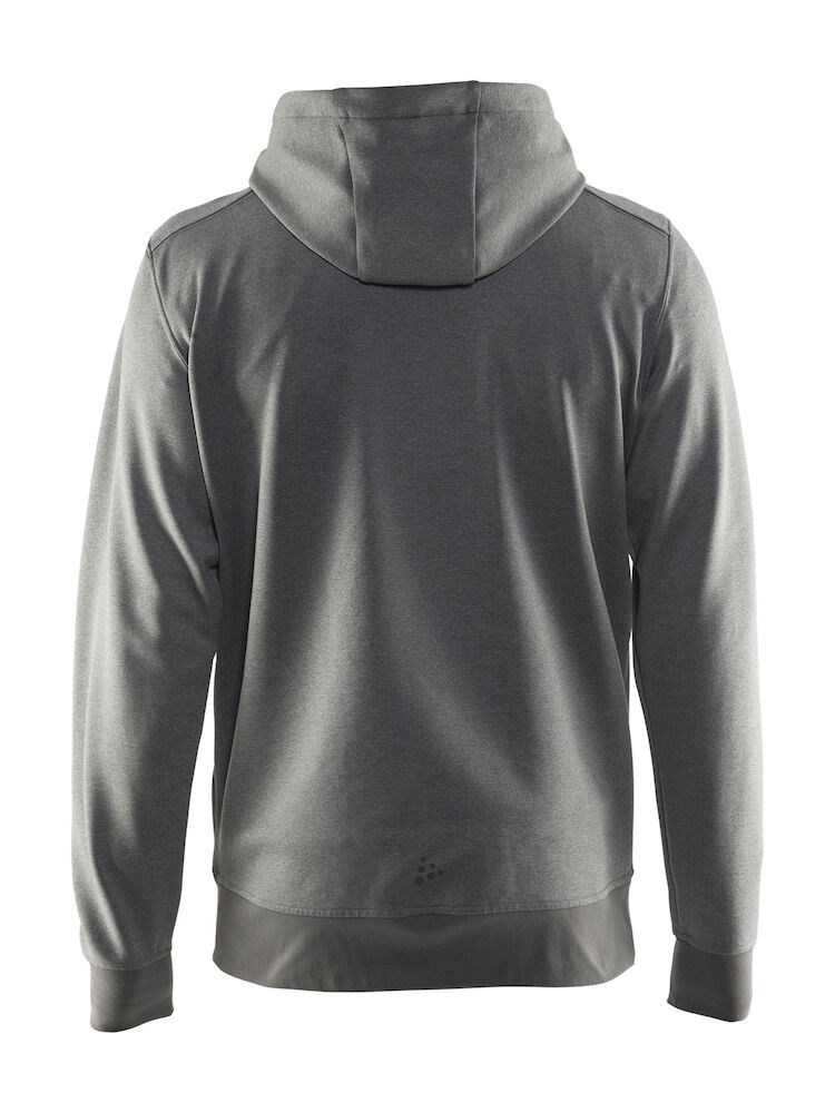 Craft - Noble Full Zip Hood M Darkgrey melange 4XL