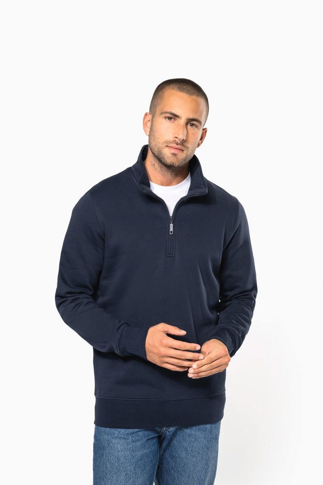K487 - Sweater met ritskraag
