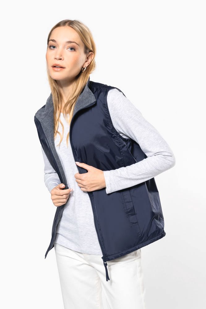 K679 - Met fleece gevoerde bodywarmer unisex