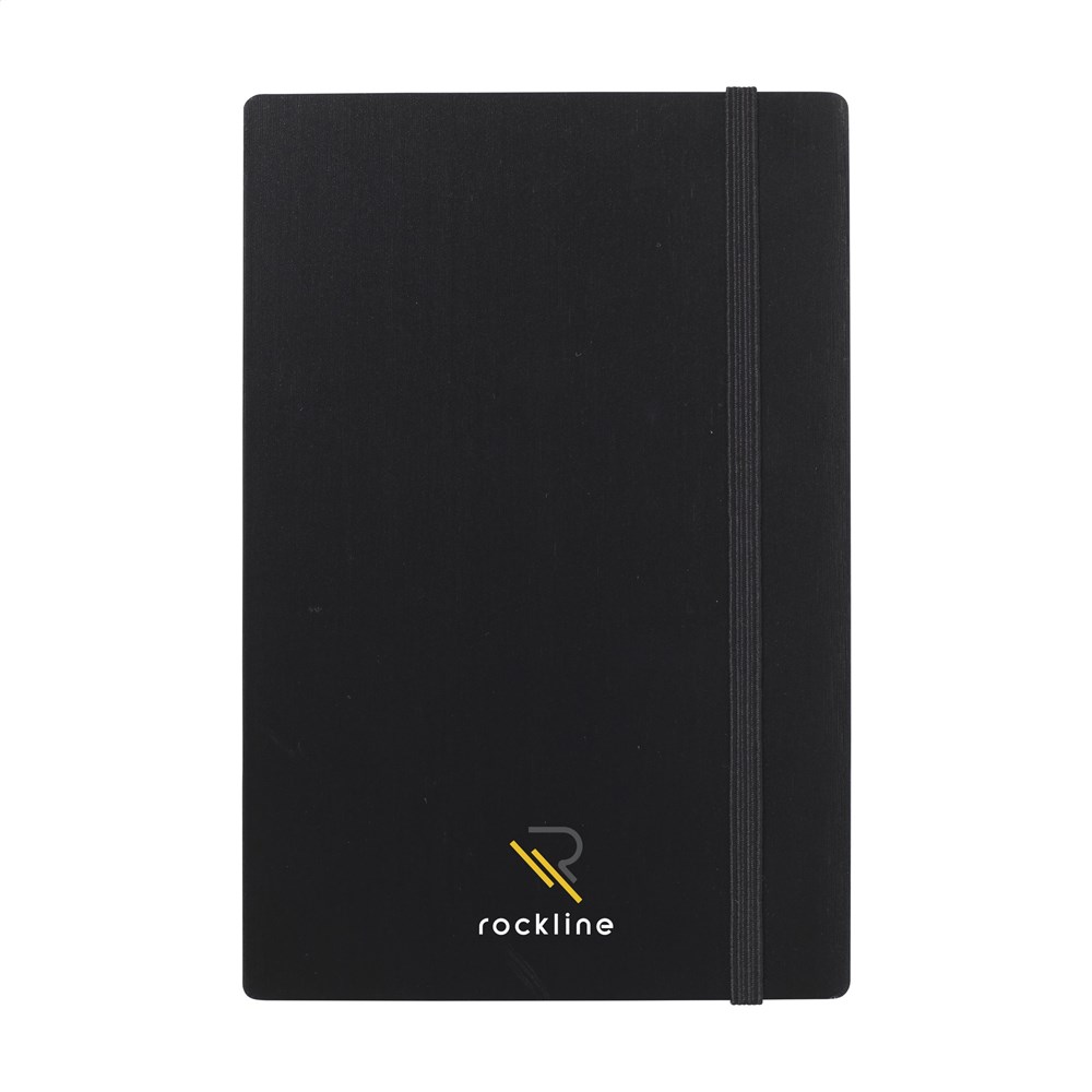 Bamboo Journal Naked Spine Notebook Black A5