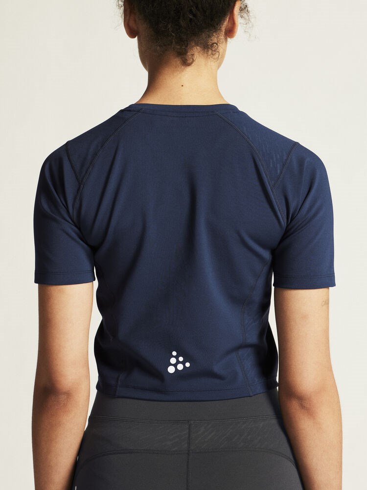 Craft - Rush 2.0 Crop Tee W Navy XS