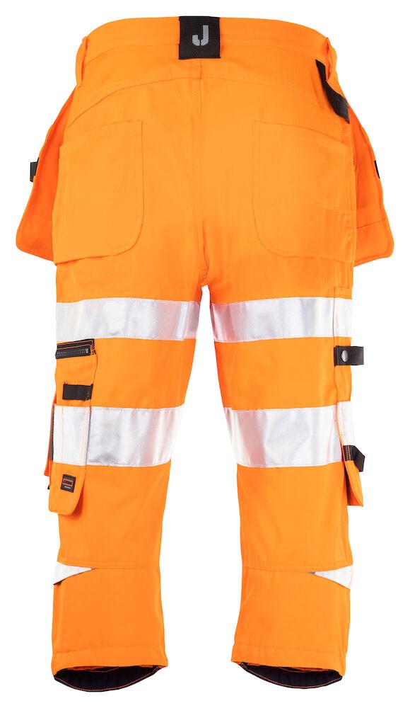 Jobman - 2217 Hi-Vis Long Shorts Oranje/Navy D092