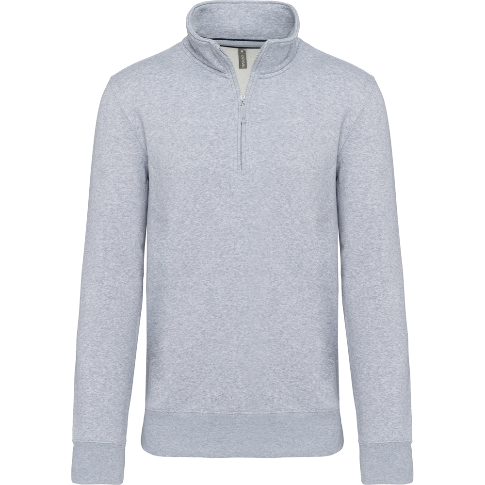 K487 - Sweater met ritskraag