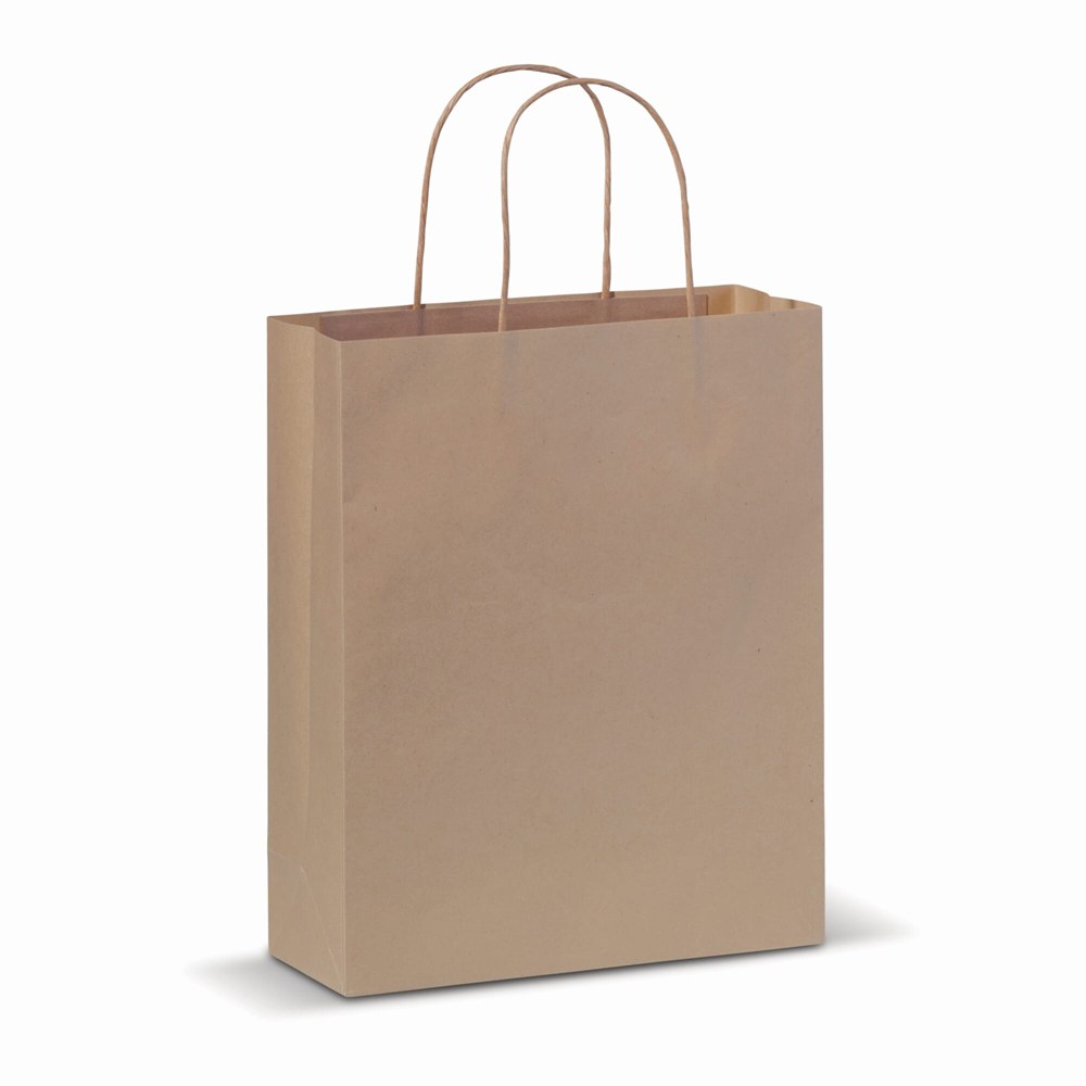 Papieren kraft tas 90g/m² 22x10x31cm