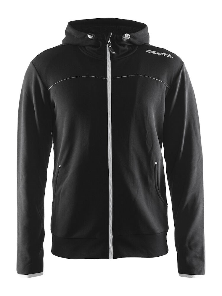 Craft - Leisure Full Zip Hood M - black