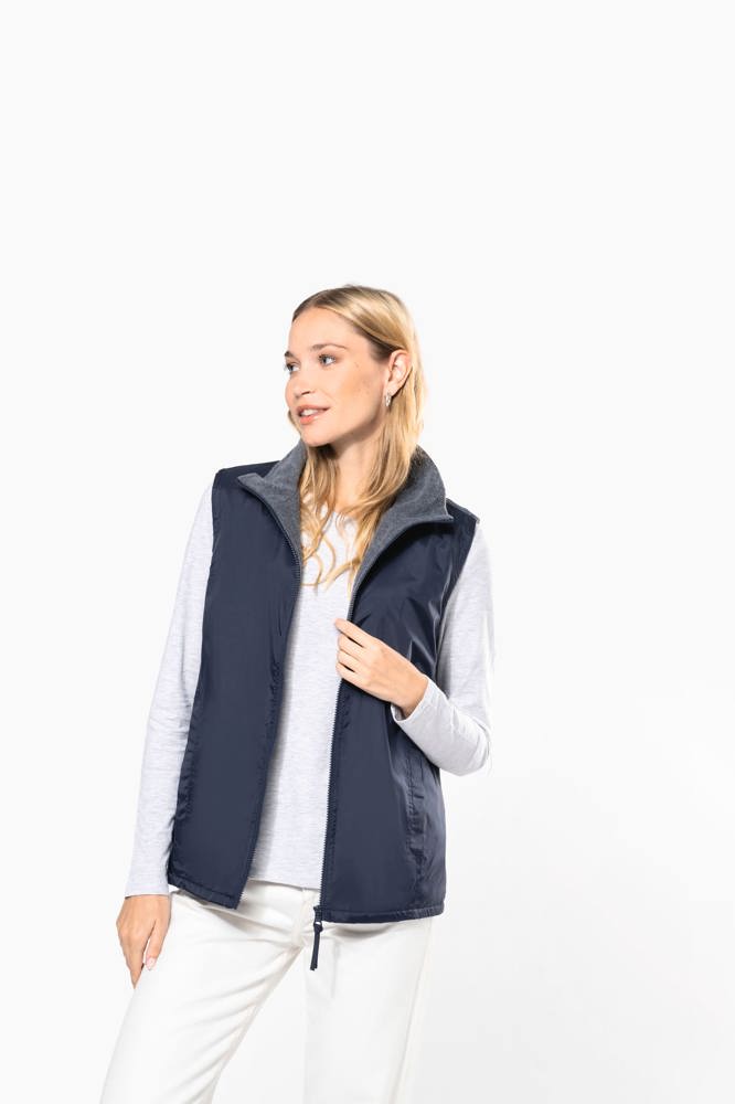 K679 - Met fleece gevoerde bodywarmer unisex