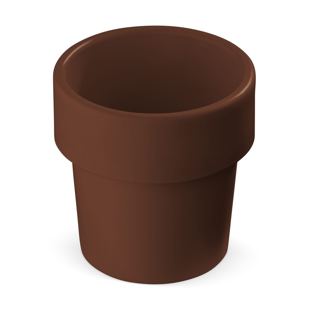 Hot-but-cool beker met basilicum zaadjes - Bruin