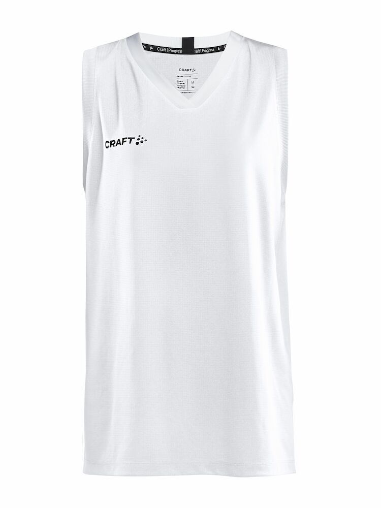 Craft - Progress Basket Singlet Jr White 146/152