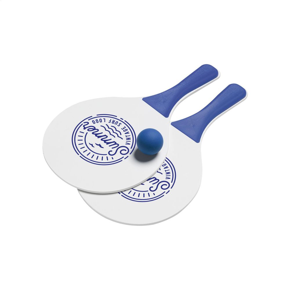 BeachTennis Small Size strandspel - blauw (± PMS 286)