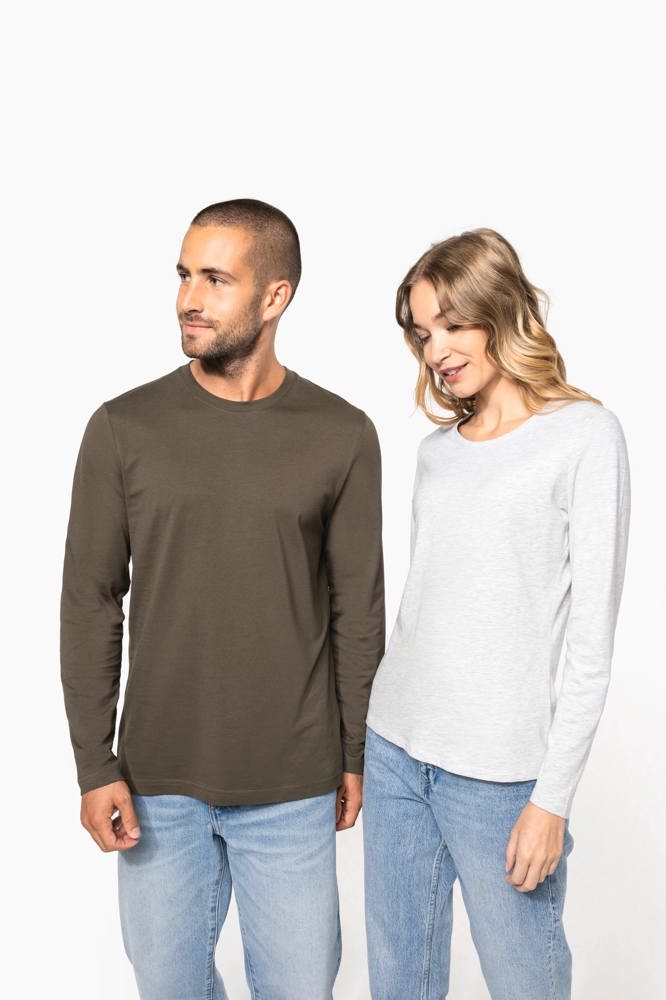 K383C - Dames T-shirt ronde hals lange mouwen