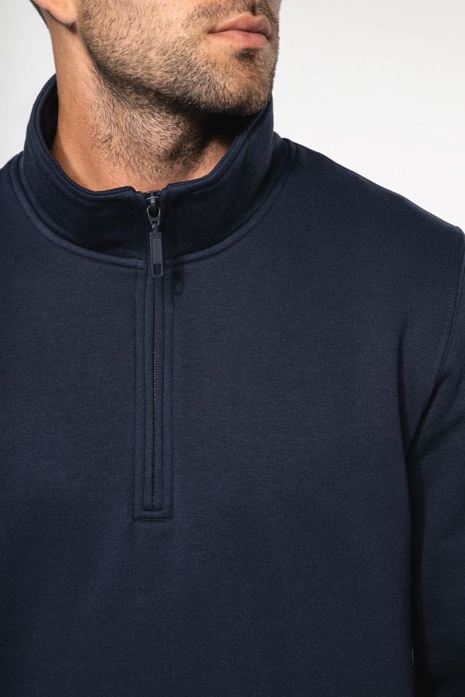 K487 - Sweater met ritskraag