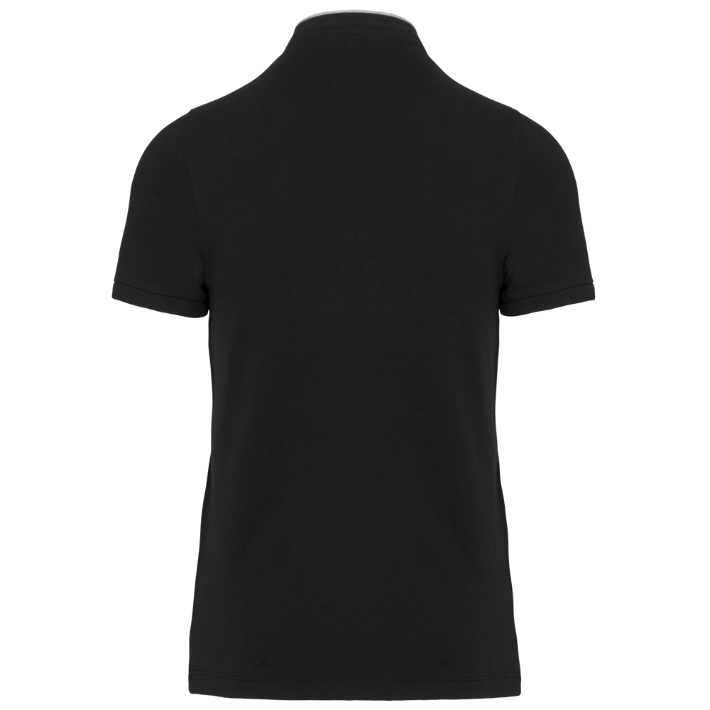 K223 - Herenpolo met maokraag en korte mouwen