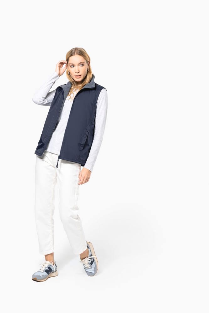 K679 - Met fleece gevoerde bodywarmer unisex