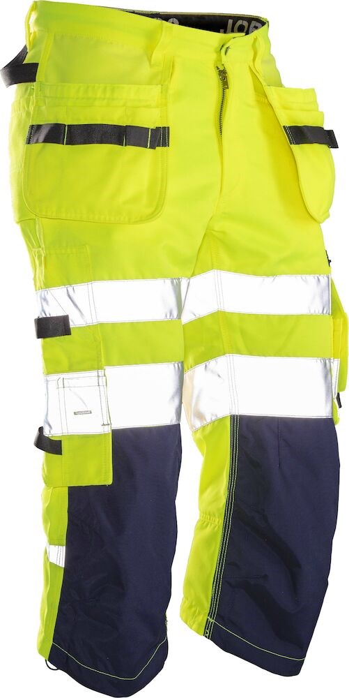 Jobman - 2217 Hi-Vis Long Shorts Oranje/Navy D092