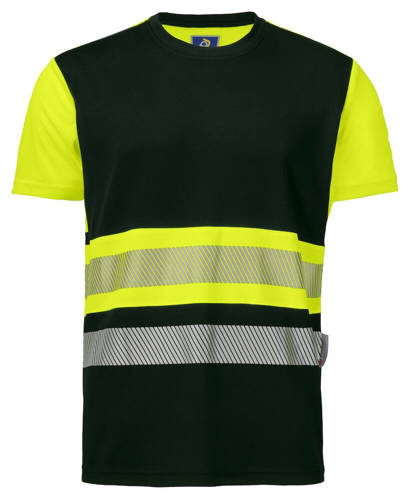 6020 SIGNALISATIET-SHIRT EN ISO 20471 KLASSE 1 Geel/Zwart XXXL