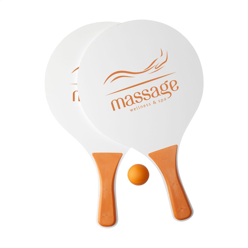 BeachTennis strandspel - oranje (± PMS 166C)